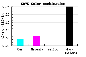 #B8B4BF color CMYK mixer