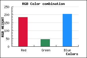 rgb background color #B82ECC mixer