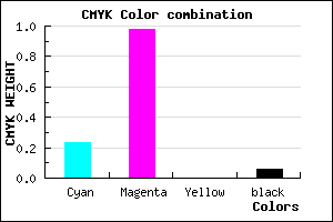 #B805F0 color CMYK mixer