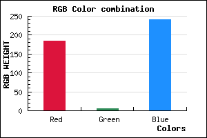 rgb background color #B805F0 mixer