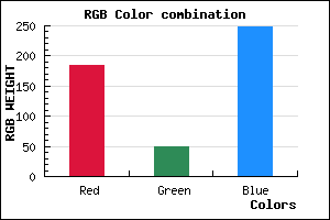 rgb background color #B832F8 mixer