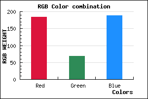 rgb background color #B845BD mixer