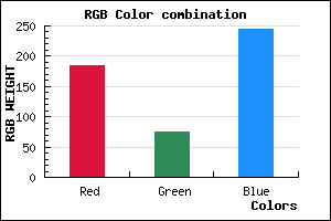 rgb background color #B84BF5 mixer