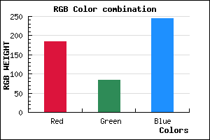 rgb background color #B854F4 mixer