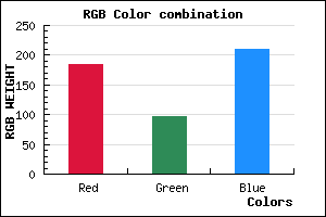 rgb background color #B861D1 mixer