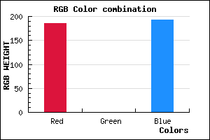 rgb background color #B900C1 mixer
