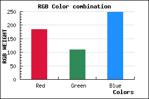 rgb background color #B96DF8 mixer