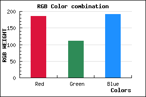 rgb background color #B96FBF mixer