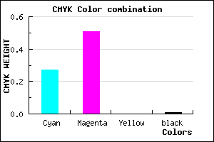 #B97CFD color CMYK mixer