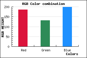 rgb background color #B983C7 mixer