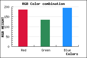 rgb background color #B986C2 mixer