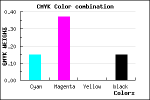 #B989D9 color CMYK mixer
