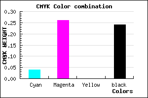 #B98FC1 color CMYK mixer