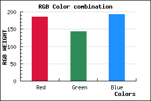 rgb background color #B98FC1 mixer