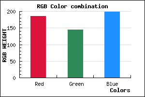 rgb background color #B990C7 mixer