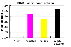 #B9919A color CMYK mixer