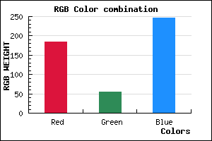 rgb background color #B936F7 mixer