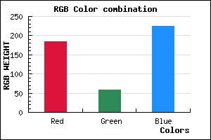 rgb background color #B93AE0 mixer