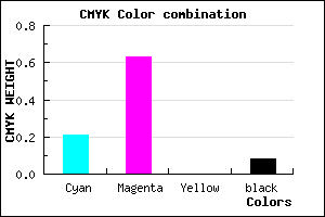 #B958EB color CMYK mixer