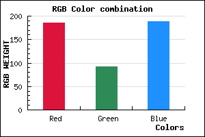 rgb background color #B95CBC mixer