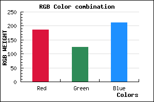 rgb background color #BA7CD4 mixer