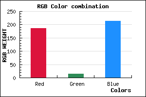rgb background color #BA0ED6 mixer
