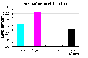 #BAA5DF color CMYK mixer