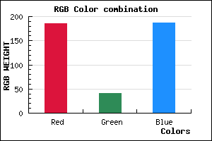 rgb background color #BA29BB mixer