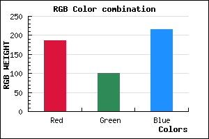 rgb background color #BB65D7 mixer