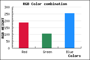 rgb background color #BB69FF mixer