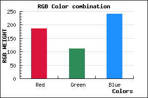 rgb background color #BB6FF1 mixer