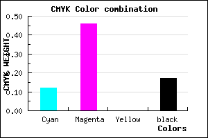 #BB73D4 color CMYK mixer