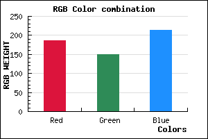 rgb background color #BB96D6 mixer