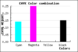 #BBA4DA color CMYK mixer