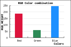 rgb background color #BB3BF5 mixer