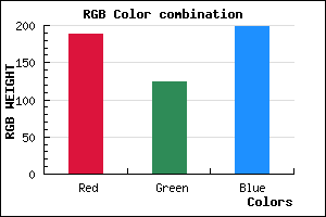 rgb background color #BC7CC6 mixer