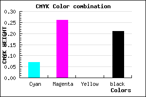 #BC96CA color CMYK mixer