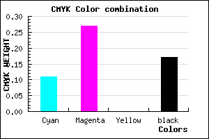 #BC9AD4 color CMYK mixer