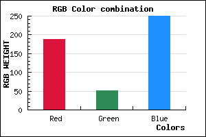 rgb background color #BC33FA mixer