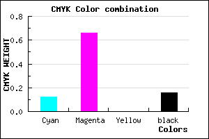 #BC49D5 color CMYK mixer