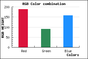rgb background color #BC5A9D mixer
