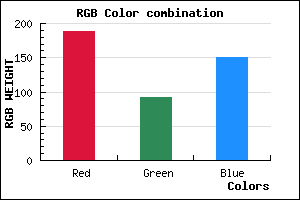 rgb background color #BC5C97 mixer