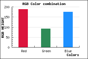 rgb background color #BC5CAF mixer