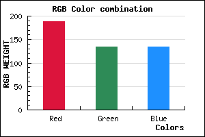 rgb background color #BD8686 mixer