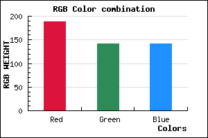 rgb background color #BD8D8E mixer