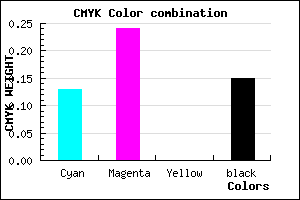 #BDA6DA color CMYK mixer