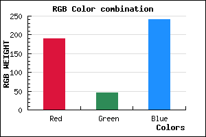 rgb background color #BD2EF0 mixer