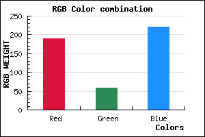 rgb background color #BD3BDD mixer