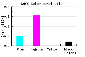 #BD5AEA color CMYK mixer
