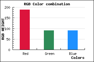 rgb background color #BD5A5A mixer